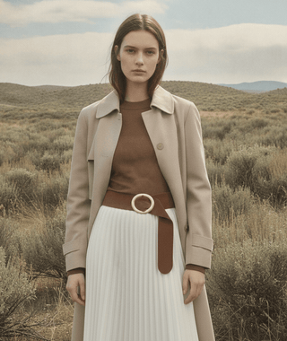 Sienna Suede Wrap Belt with Oversized Oval Buckle - Belt - mostwantedusa