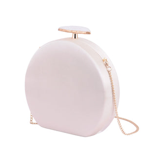 Silk Round Clutch - Handbag - mostwantedusa