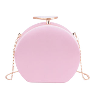 Silk Round Clutch - Handbag - mostwantedusa