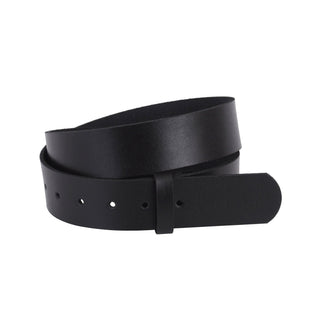 Smooth Snap On Leather Belt Strap - Belts - mostwantedusa