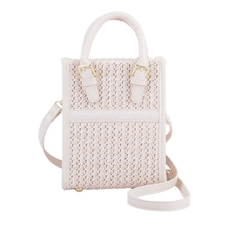 Square Woven Crossbody - Handbag - mostwantedusa