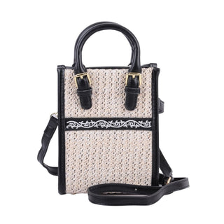 Square Woven Crossbody - Handbag - mostwantedusa