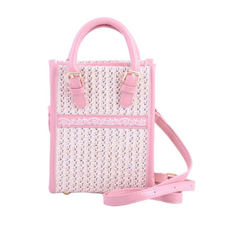 Square Woven Crossbody - Handbag - mostwantedusa