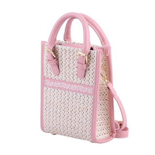 Square Woven Crossbody - Handbag - mostwantedusa