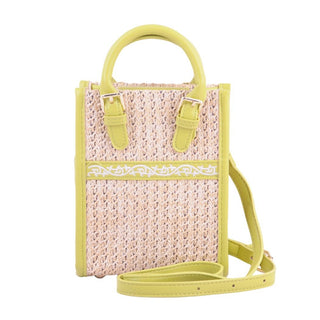 Square Woven Crossbody - Handbag - mostwantedusa