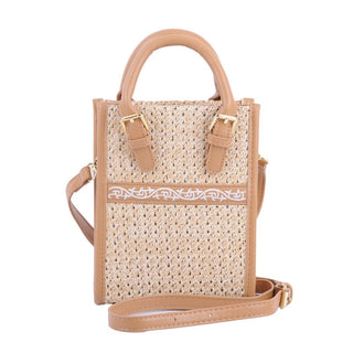 Square Woven Crossbody - Handbag - mostwantedusa