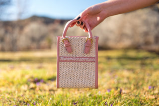 Square Woven Crossbody - Handbag - mostwantedusa