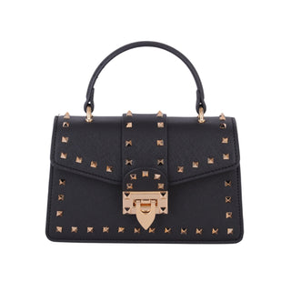 Studded Saffiano Crossbody - Handbags - mostwantedusa