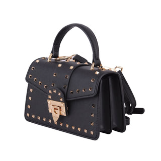 Studded Saffiano Crossbody - Handbags - mostwantedusa