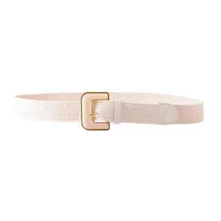 Subtle Sparkle Raffia Stretch Belt - Belt - mostwantedusa