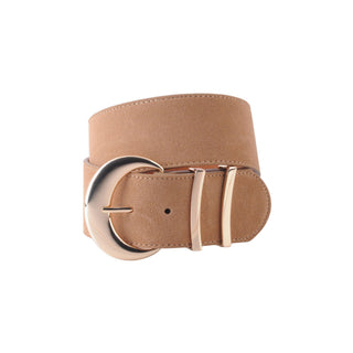 Suede Crescent Moon Buckle Belt - Belt - mostwantedusa