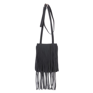 Suede Fringe Crossbody Bag - Handbag - mostwantedusa