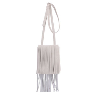 Suede Fringe Crossbody Bag - Handbag - mostwantedusa