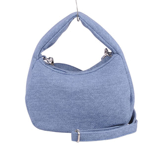 Suede Handbag with Shoulder Strap - Handbag - mostwantedusa