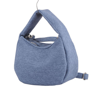 Suede Handbag with Shoulder Strap - Handbag - mostwantedusa