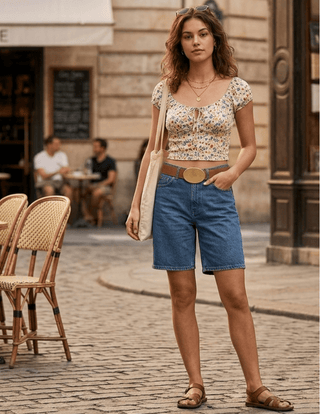 The Oval Plate Suede Belt - Belt - mostwantedusa