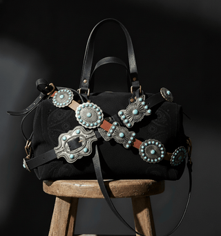 Turquoise Dottie Floral Concho Belt - Belt - mostwantedusa