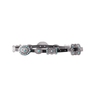 Turquoise Dottie Floral Concho Belt - Belt - mostwantedusa