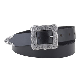 Western Square Buckle Leather Belt - Belt - mostwantedusa