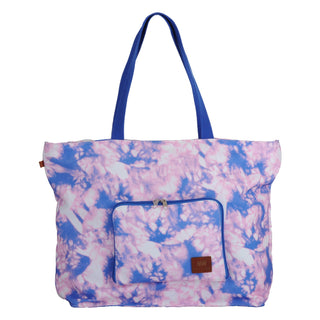 Tie Dye Foldable Tote - mostwantedusa