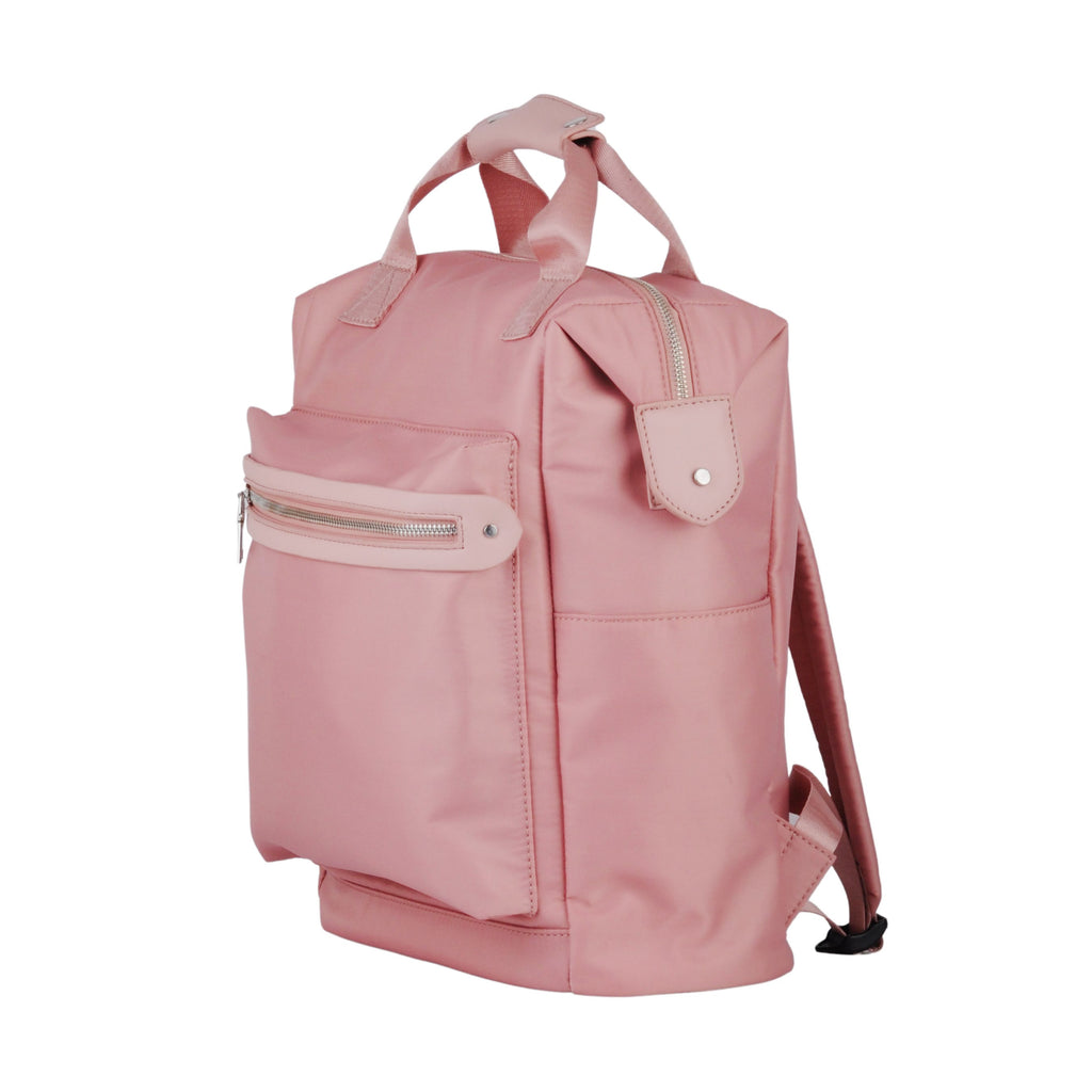 Side of Blush Lightweight Nylon Backpack | Most Wanted USA