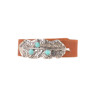 Metal Feather Bracelet - mostwantedusa