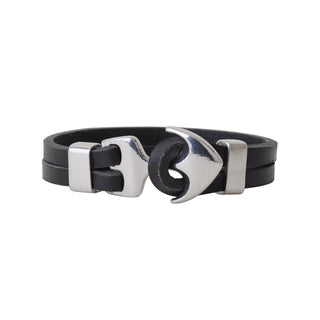 Arrow and Loop Leather Bracelet - mostwantedusa