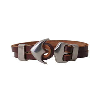 Arrow and Loop Leather Bracelet - mostwantedusa