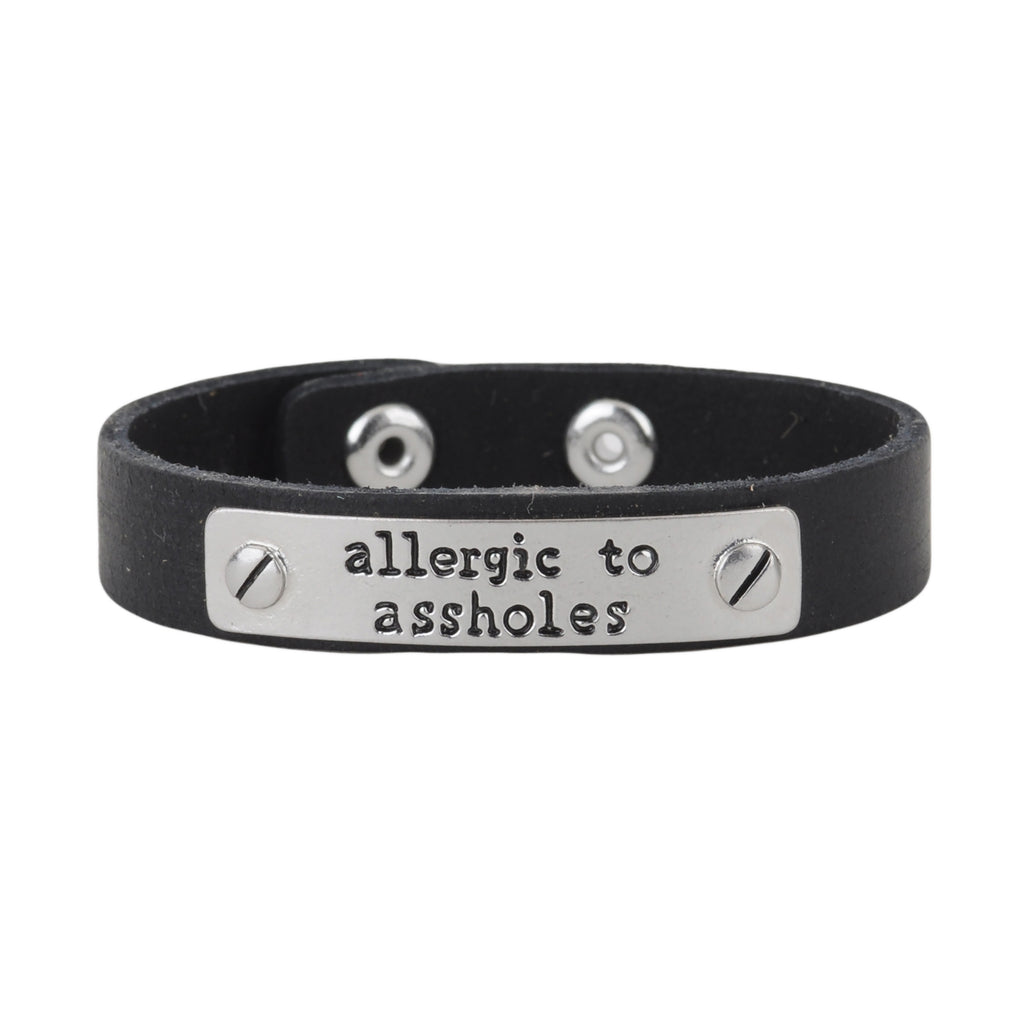 Allergic to Assholes Bracelet - mostwantedusa