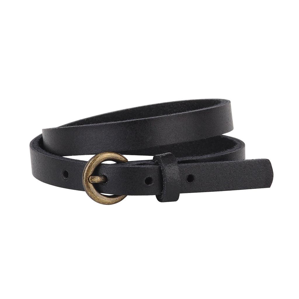 Minimalistic Double Wrap Bracelet with Buckle Closure - mostwantedusa