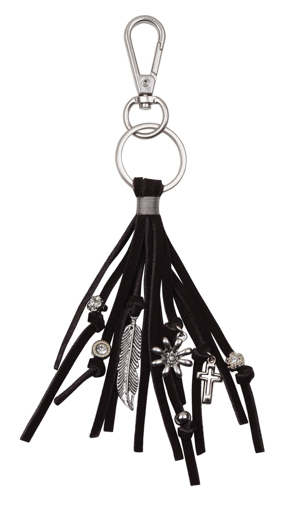 4022 - Suede Tassel Charm Keychain - Most Wanted USA