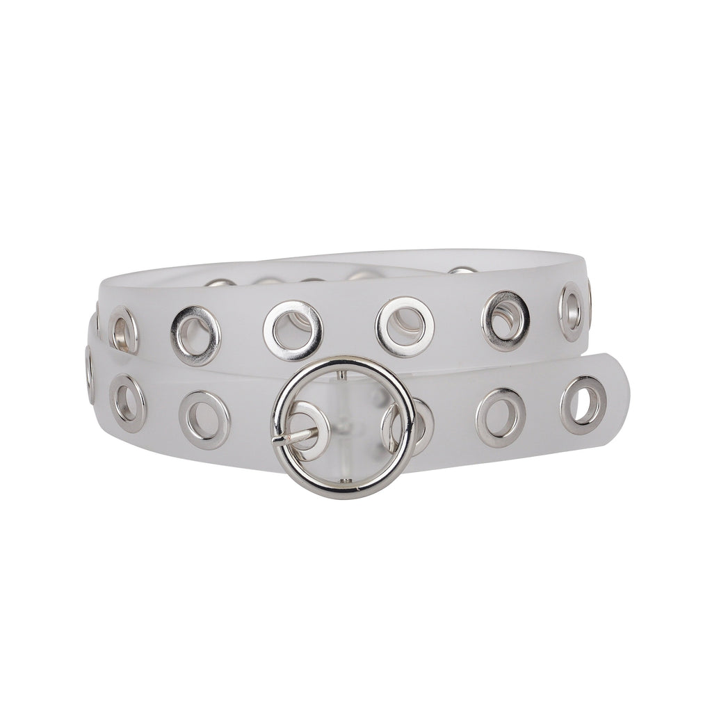 Jelly Grommet Ring Buckle Belt - mostwantedusa