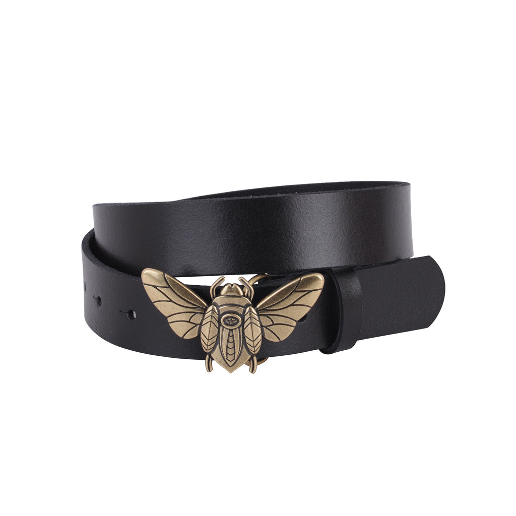 Bee Buckle Leather Belt - Most Wanted USA